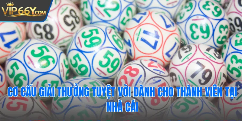 Cơ cấu giải thưởng tuyệt vời dành cho thành viên tại nhà cái