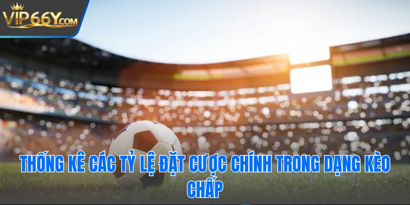 Thống kê các tỷ lệ đặt cược chính trong dạng kèo chấp