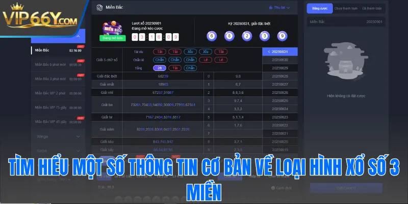 Tìm hiểu một số thông tin cơ bản về loại hình xổ số 3 miền